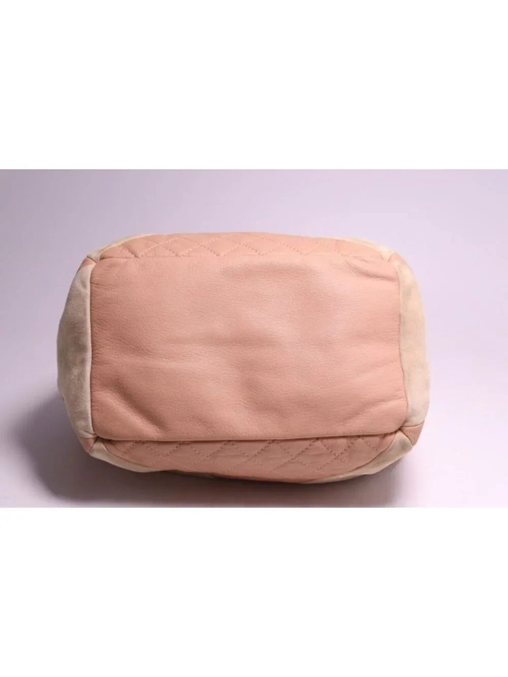 Chanel Quilted Leather Suede Shoulder
